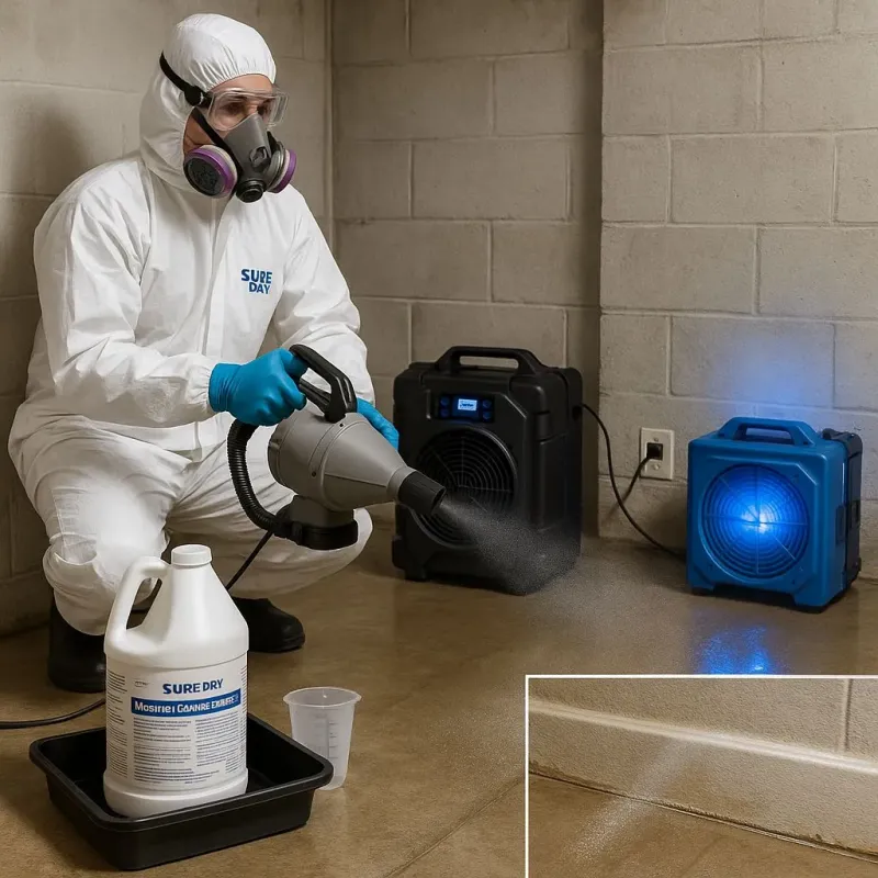 Sanitization and Odor Removal process in DeSoto, TX