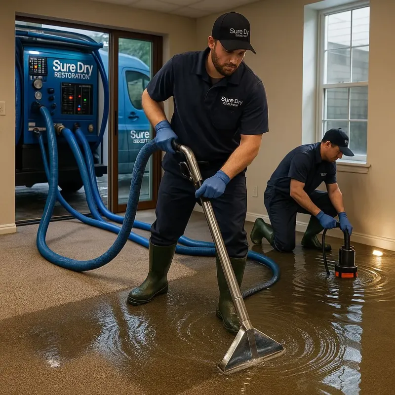 Water Extraction and Removal process in DeSoto, TX